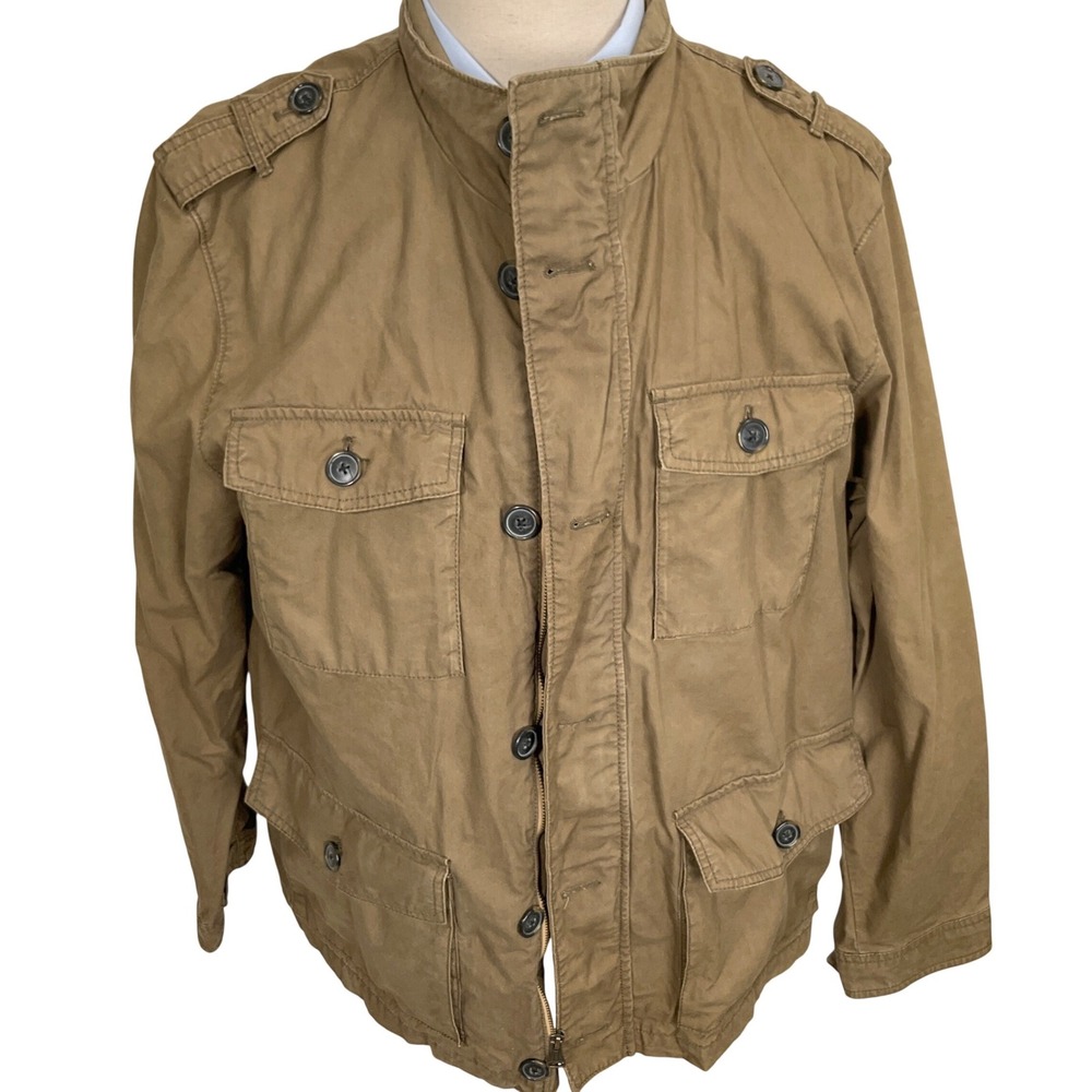 Old Navy Fall Trooper Jacket Men's‎ XLarge Olive Military Utility Outdoor Casual